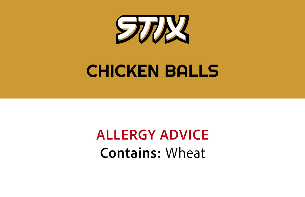 Chicken Balls Allergens